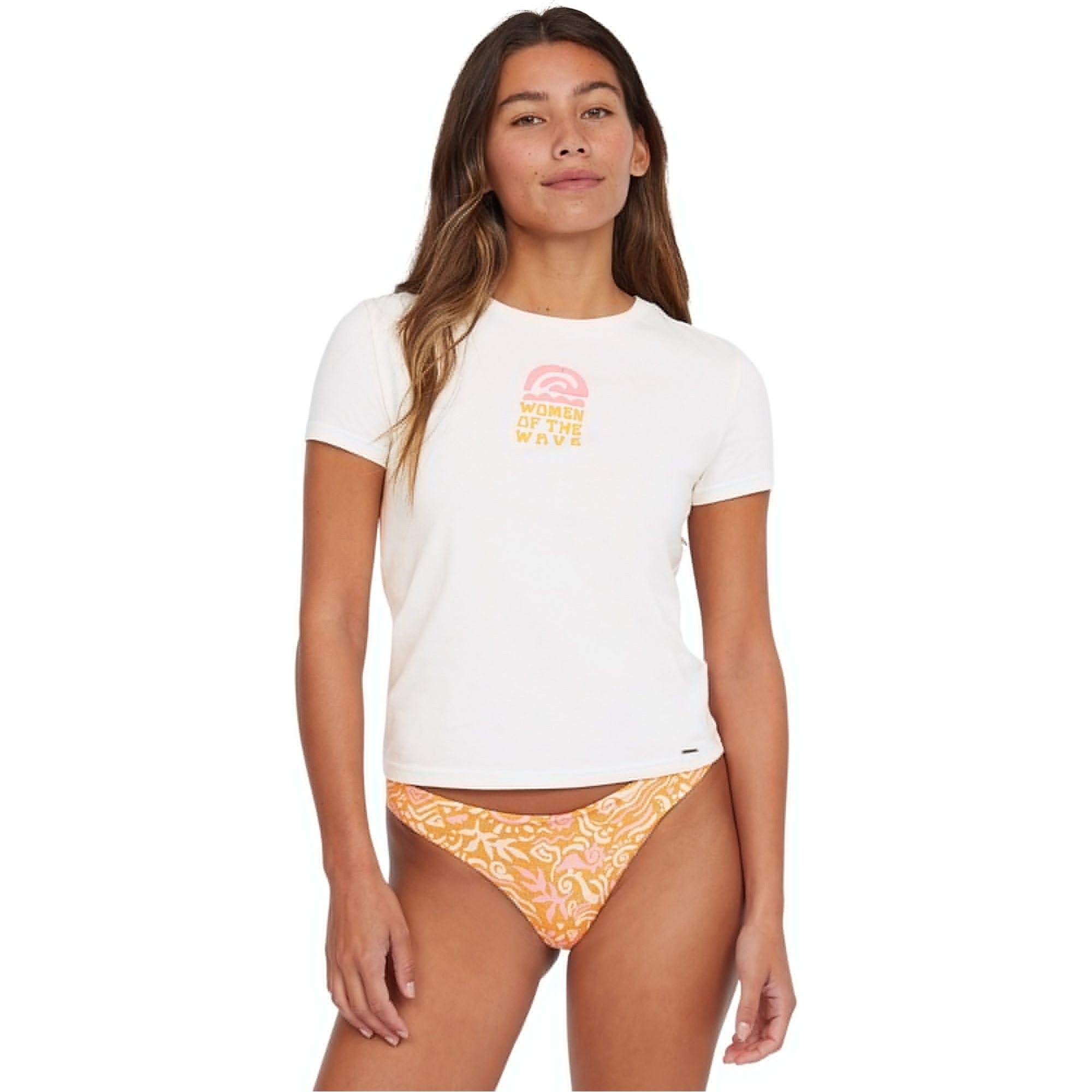 2025 O'Neill Womens Women of the Wave T-Shirt 1850214 - Dusty Vanilla